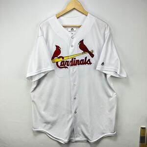 Vintage St Louis Cardinals Majestic Jersey Cool Base 66 XL